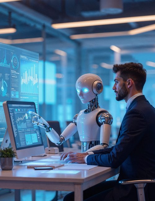 man-robot-working-together-high-tech-office